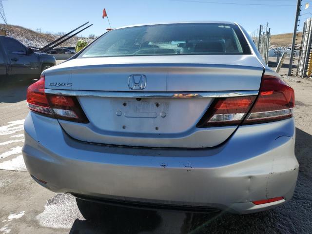 2HGFB2F50DH563992 - 2013 HONDA CIVIC LX SILVER photo 6