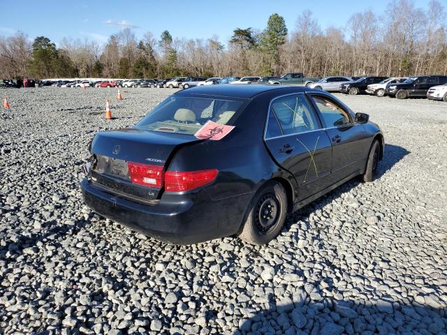 1HGCM56445L003967 - 2005 HONDA ACCORD LX BLACK photo 3