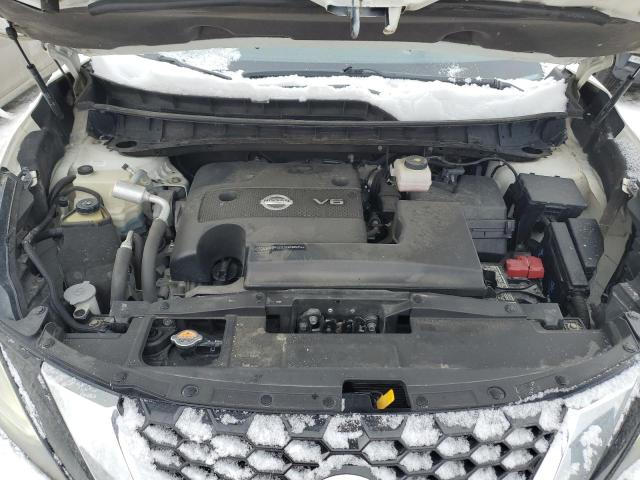 5N1AZ2MS5KN121996 - 2019 NISSAN MURANO S WHITE photo 12