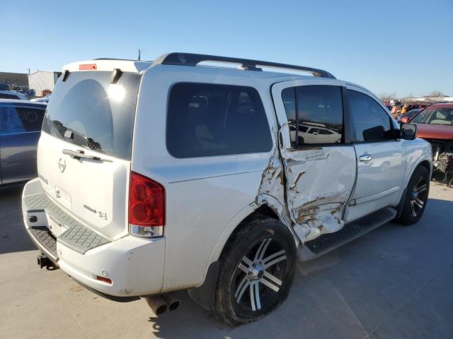 5N1BA0ND6AN607957 - 2010 NISSAN ARMADA SE WHITE photo 3