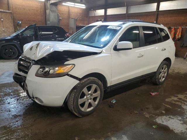 5NMSH73E27H013988 - 2007 HYUNDAI SANTA FE SE WHITE photo 1