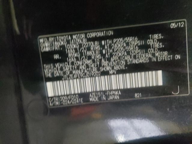 JTLZE4FE9CJ019202 - 2012 TOYOTA SCION XB Schwarz Foto 12