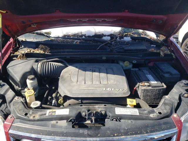 2C4RC1BG4DR564146 - 2013 CHRYSLER TOWN & COU TOURING BURGUNDY photo 12