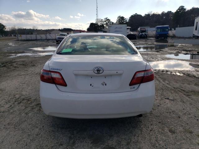 4T1BE46KX7U504807 - 2007 TOYOTA CAMRY CE WHITE photo 6