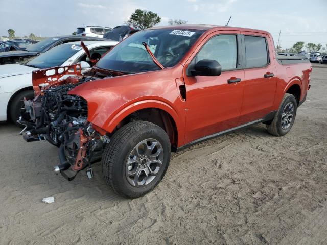 3FTTW8E97NRB08740 - 2022 FORD MAVERICK XL ORANGE photo 1