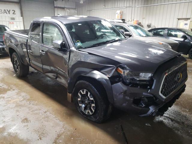 5TFSZ5AN1KX172991 - 2019 TOYOTA TACOMA ACCESS CAB GRAY photo 4