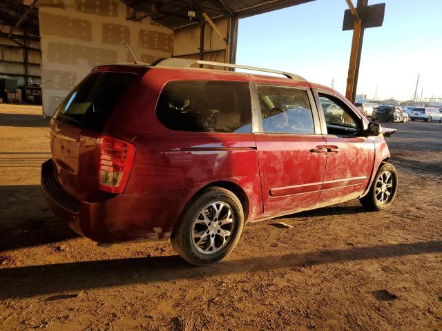 KNDMG4C70E6551921 - 2014 KIA SEDONA LX BURGUNDY photo 3