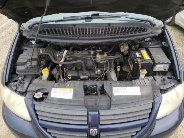 1D4GP24R25B366507 - 2005 DODGE GRAND CARA SE BLUE photo 12