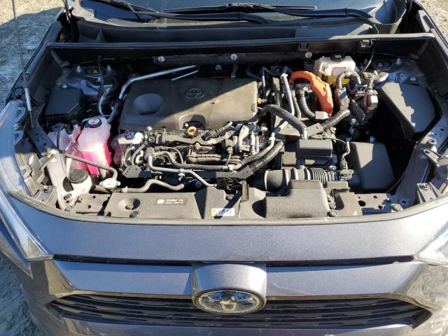 2T3R6RFV6MW016413 - 2021 TOYOTA RAV4 XLE GRAY photo 12