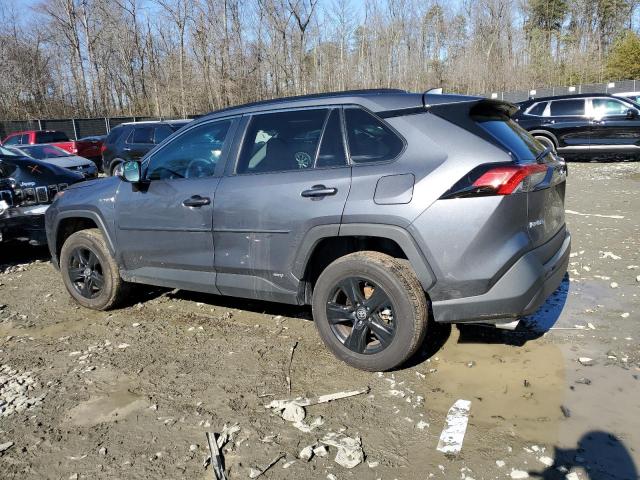 2T3R6RFV6MW016413 - 2021 TOYOTA RAV4 XLE GRAY photo 2