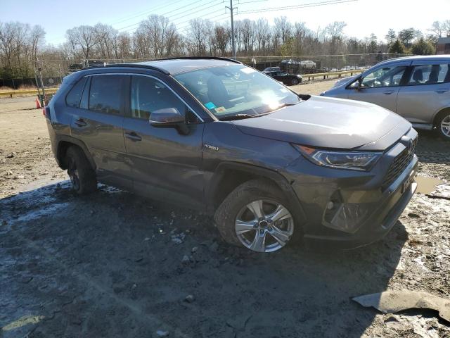 2T3R6RFV6MW016413 - 2021 TOYOTA RAV4 XLE GRAY photo 4