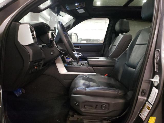 5TFNA5DB5NX042061 - 2022 TOYOTA TUNDRA CREWMAX PLATINUM Grau Foto 7