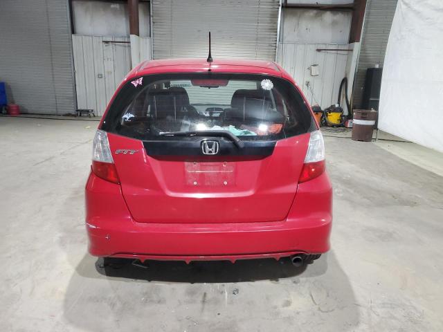 JHMGE8H3XDC067446 - 2013 HONDA FIT RED photo 6