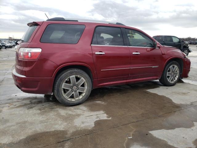 1GKKRTED4BJ214471 - 2011 GMC ACADIA DENALI RED photo 3