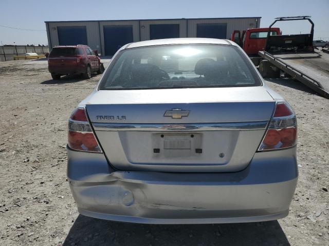 KL1TD566X8B279460 - 2008 CHEVROLET AVEO BASE SILVER photo 6