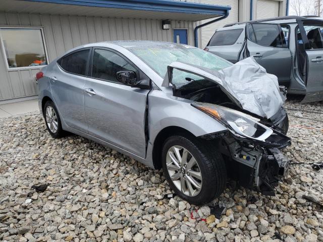 5NPDH4AE2GH662722 - 2016 HYUNDAI ELANTRA SE SILVER photo 4