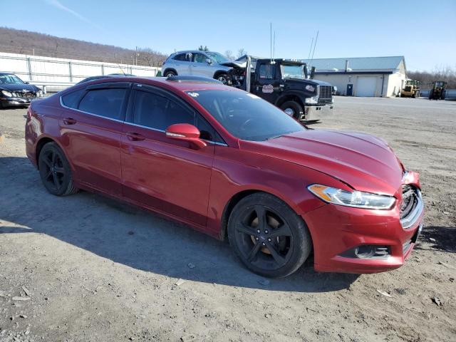 3FA6P0H70GR101126 - 2016 FORD FUSION SE RED photo 4