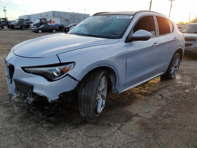ZASPAKBN4L7C75261 - 2020 ALFA ROMEO STELVIO TI SILVER photo 1