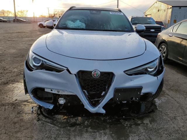 ZASPAKBN4L7C75261 - 2020 ALFA ROMEO STELVIO TI SILVER photo 5