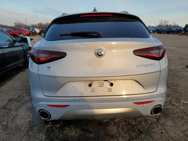 ZASPAKBN4L7C75261 - 2020 ALFA ROMEO STELVIO TI SILVER photo 6
