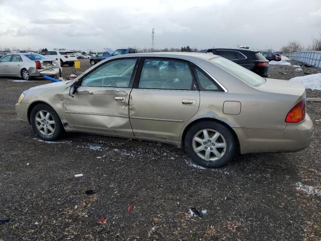 4T1BF28BXYU065656 - 2000 TOYOTA AVALON XL GOLD photo 2