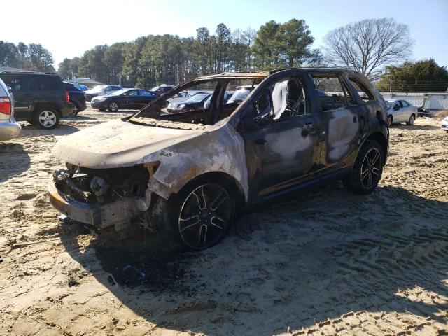 2FMDK3JC4DBC52744 - 2013 FORD EDGE SEL BURN photo 1