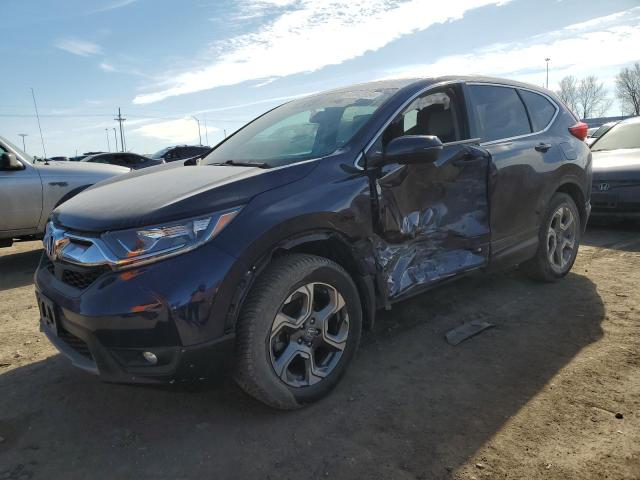 5J6RW2H81KA008255 - 2019 HONDA CR-V EXL BLUE photo 1