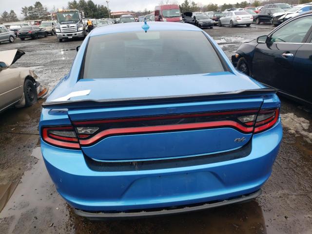 2C3CDXCT4FH827329 - 2015 DODGE CHARGER R/T BLUE photo 6