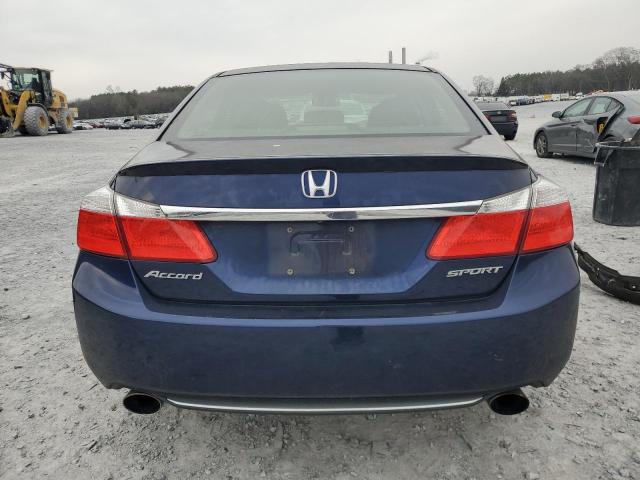 1HGCR2F54EA049349 - 2014 HONDA ACCORD SPORT BLUE photo 6