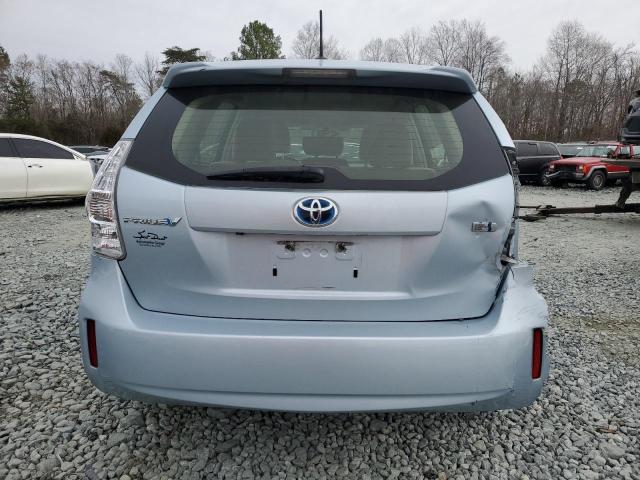 JTDZN3EUXD3283534 - 2013 TOYOTA PRIUS V BLUE photo 6