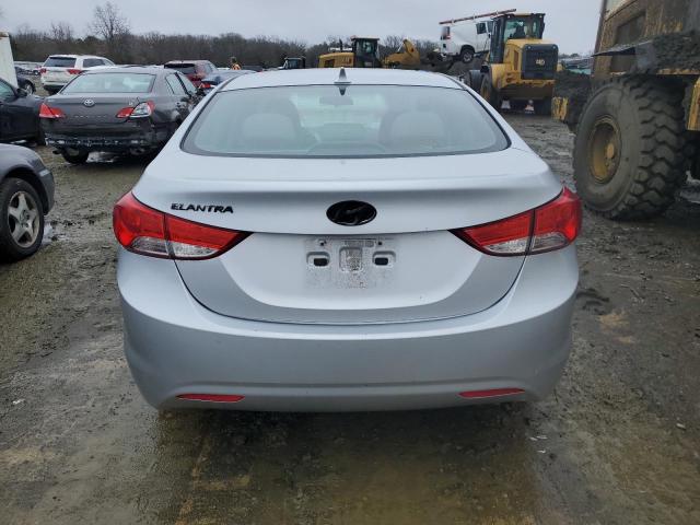 5NPDH4AE8BH005030 - 2011 HYUNDAI ELANTRA GLS SILVER photo 6