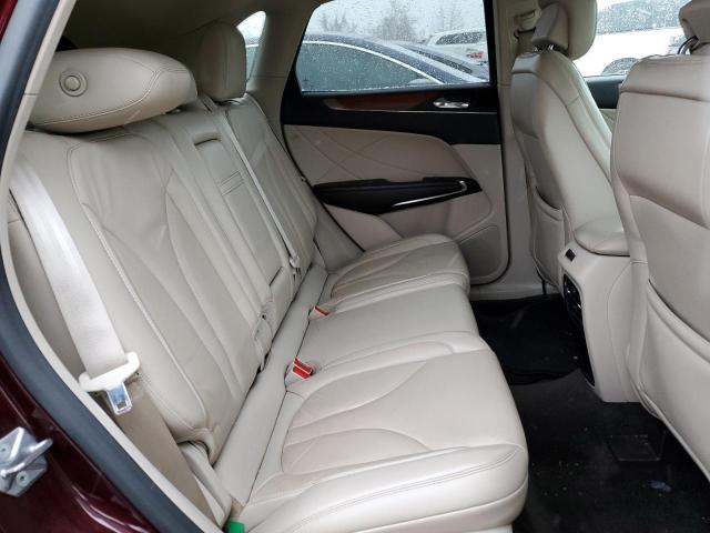 5LMCJ2D98HUL62136 - 2017 LINCOLN MKC SELECT 勃艮第红 照片 11