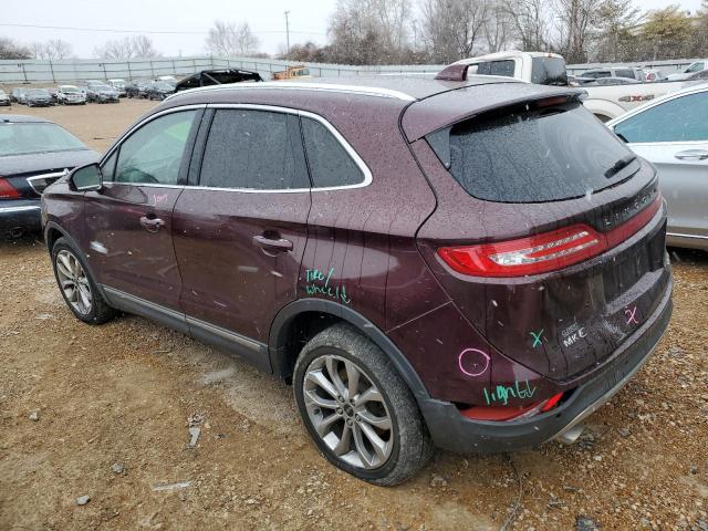 5LMCJ2D98HUL62136 - 2017 LINCOLN MKC SELECT 勃艮第红 照片 2