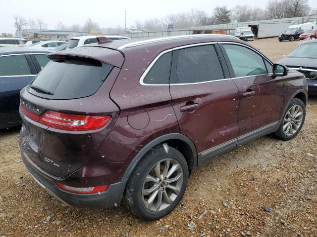 5LMCJ2D98HUL62136 - 2017 LINCOLN MKC SELECT 勃艮第红 照片 3