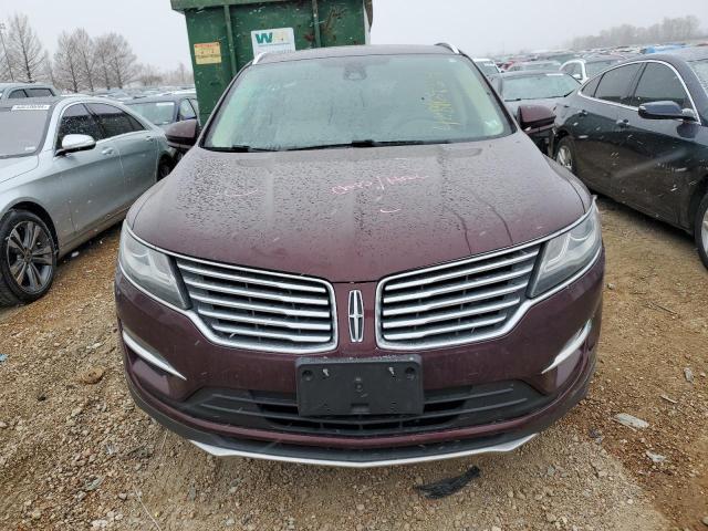 5LMCJ2D98HUL62136 - 2017 LINCOLN MKC SELECT 勃艮第红 照片 5