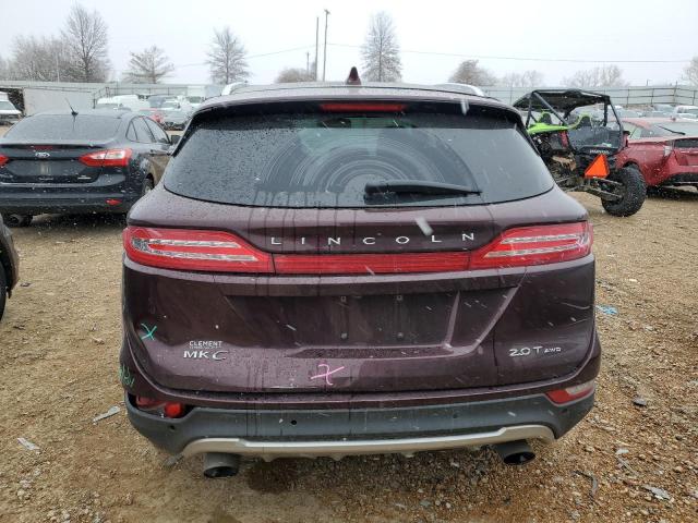 5LMCJ2D98HUL62136 - 2017 LINCOLN MKC SELECT 勃艮第红 照片 6