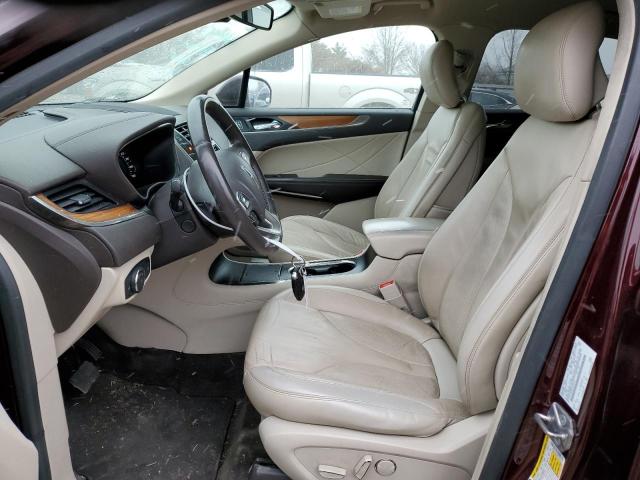 5LMCJ2D98HUL62136 - 2017 LINCOLN MKC SELECT 勃艮第红 照片 7