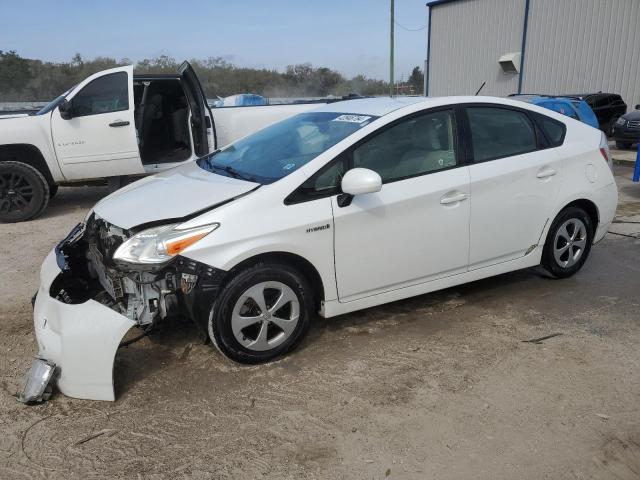 JTDKN3DU7D0352104 - 2013 TOYOTA PRIUS WHITE photo 1