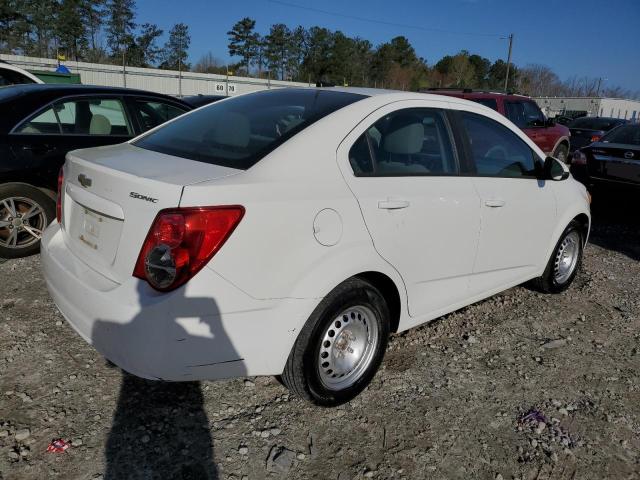 1G1JB5SH5D4141913 - 2013 CHEVROLET SONIC LS 白色 照片 3