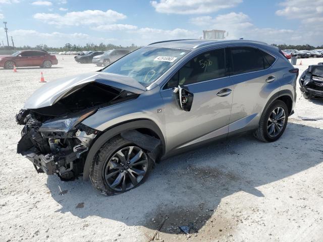 JTJSARBZXM2200719 - 2021 LEXUS NX 300 BASE ვერცხლისფერი ფოტო 1