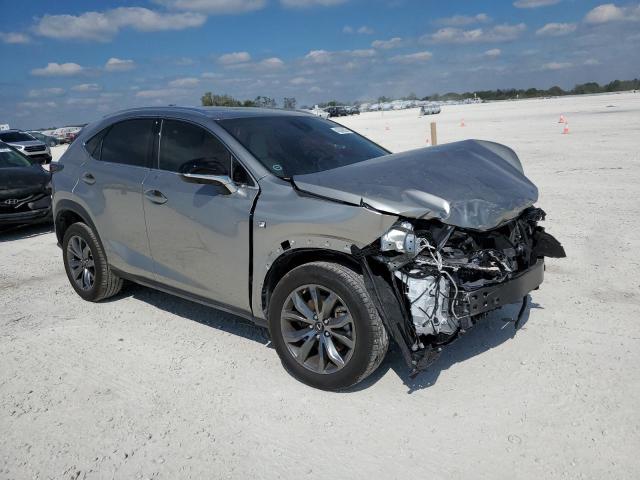 JTJSARBZXM2200719 - 2021 LEXUS NX 300 BASE ვერცხლისფერი ფოტო 4