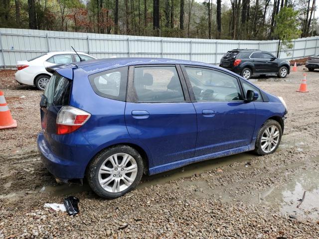 JHMGE88669S000057 - 2009 HONDA FIT SPORT BLUE photo 3