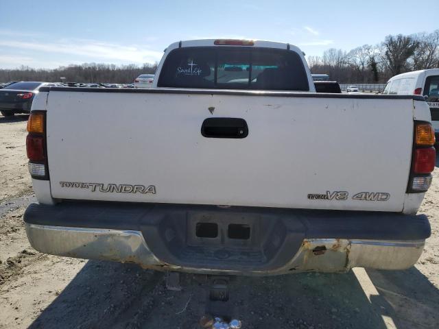 5TBBT44102S318915 - 2002 TOYOTA TUNDRA ACCESS CAB WHITE photo 6