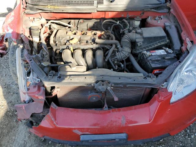 2T1KR32E55C551241 - 2005 TOYOTA COROLLA MA XR RED photo 11