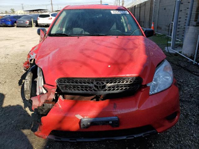 2T1KR32E55C551241 - 2005 TOYOTA COROLLA MA XR RED photo 5