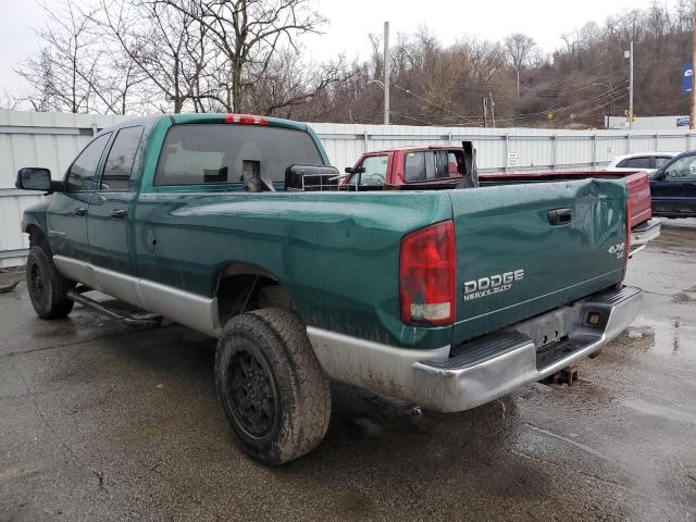 3D7KU28C53G829871 - 2003 DODGE RAM 2500 ST GREEN photo 2