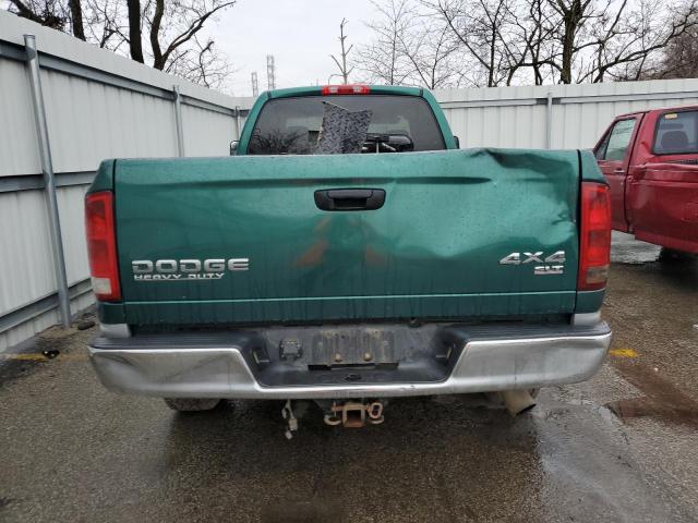 3D7KU28C53G829871 - 2003 DODGE RAM 2500 ST GREEN photo 6