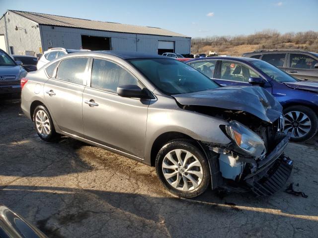 3N1AB7AP7KY366780 - 2019 NISSAN SENTRA S GRAY photo 4