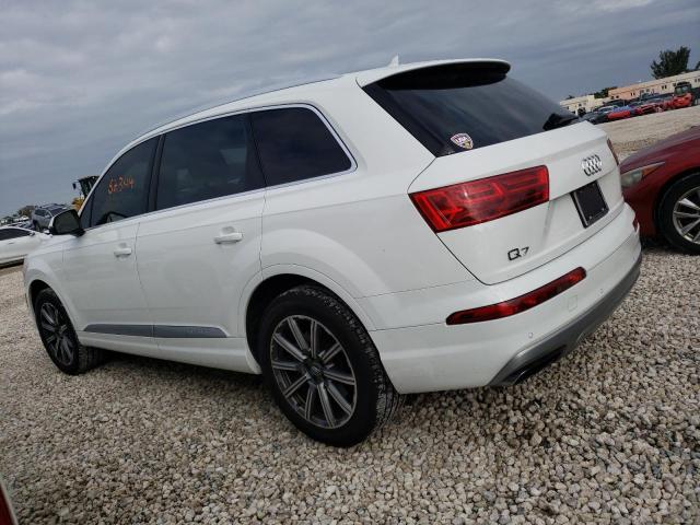 WA1AAAF76KD047406 - 2019 AUDI Q7 PREMIUM WHITE photo 2