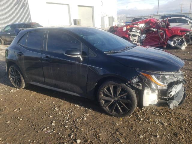 JTND4RBE2L3080385 - 2020 TOYOTA COROLLA SE BLACK photo 4